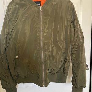 Green Bomber Jacket
